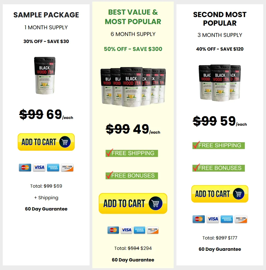 Black Wood Tea Official Website USA